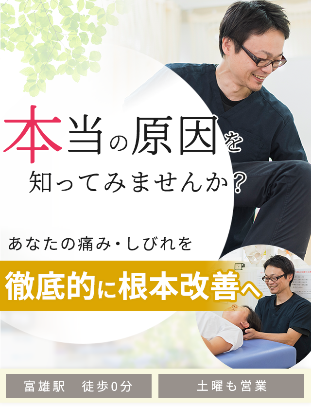 富雄で整体なら さいとう鍼灸整骨院 多くの専門家が絶賛の技術